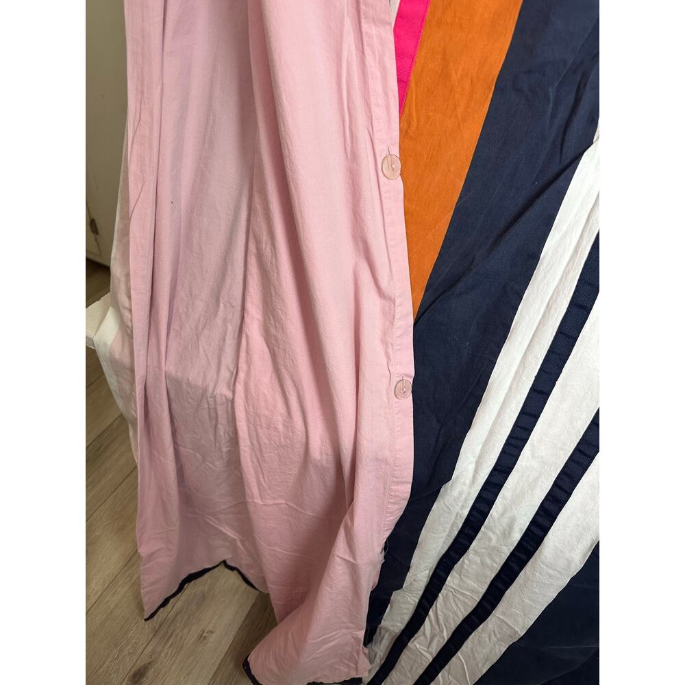Kate Spade "Candy Shop Stripe" Full/Queen Duvet Cover Pink blue white - Picture 7 of 9